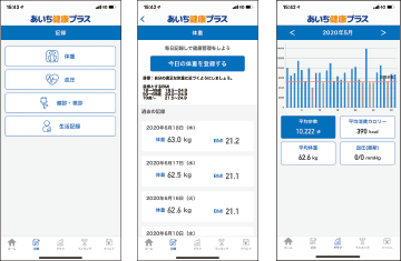 健康記録 / グラフ