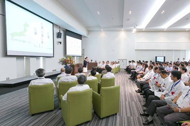 創立記念式典で健康経営キックオフ